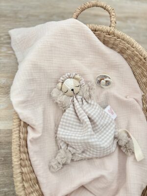 Léo vichy beige four. sable