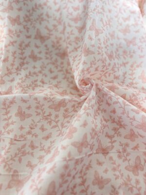 Jouy papillons roses
